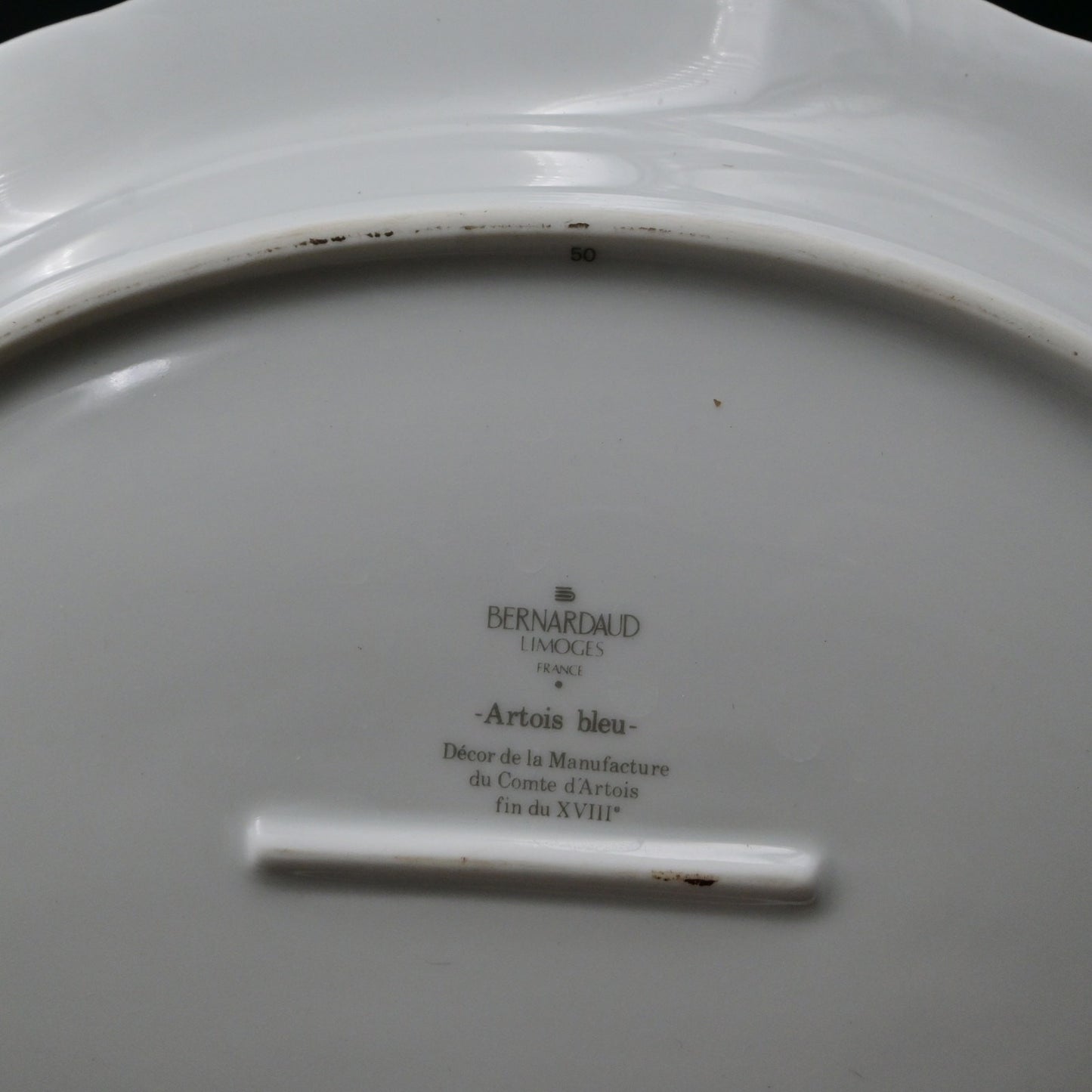 Vintage Bernardaud Limoges Artois Bleu Serving Plate Blue Bundle Of 2