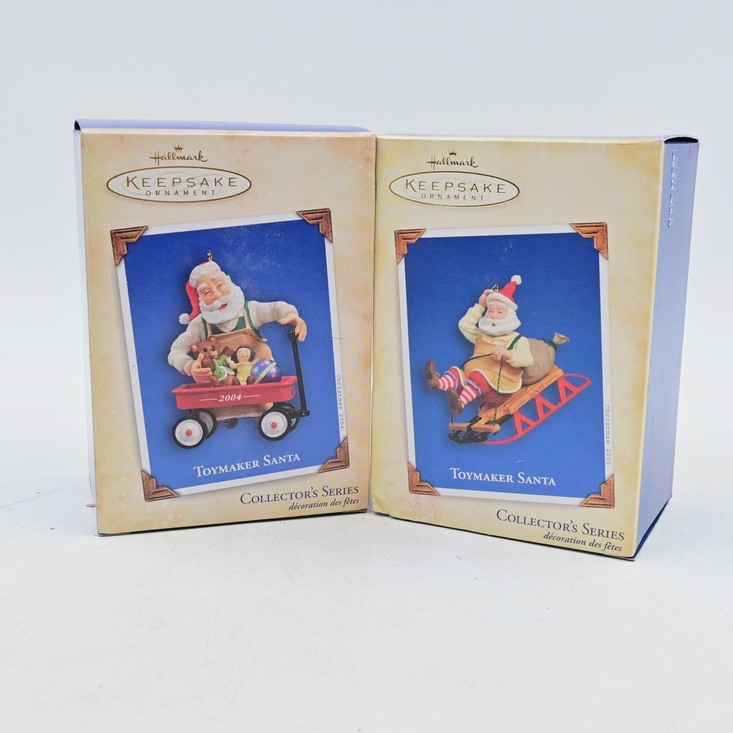 Hallmark Keepsake Toymaker Santa Fifth & Sixth Edition Vintage 2004/2005