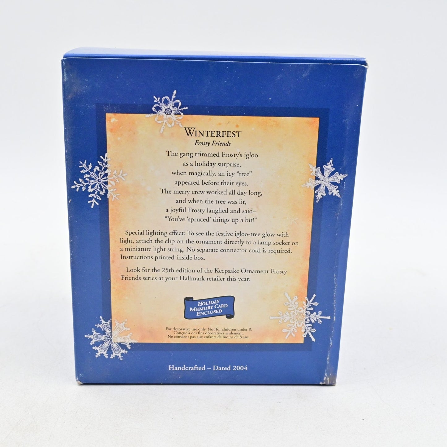 Hallmark Keepsake Winterfest Frosty Friends Vintage 2004 Christmas Ornament