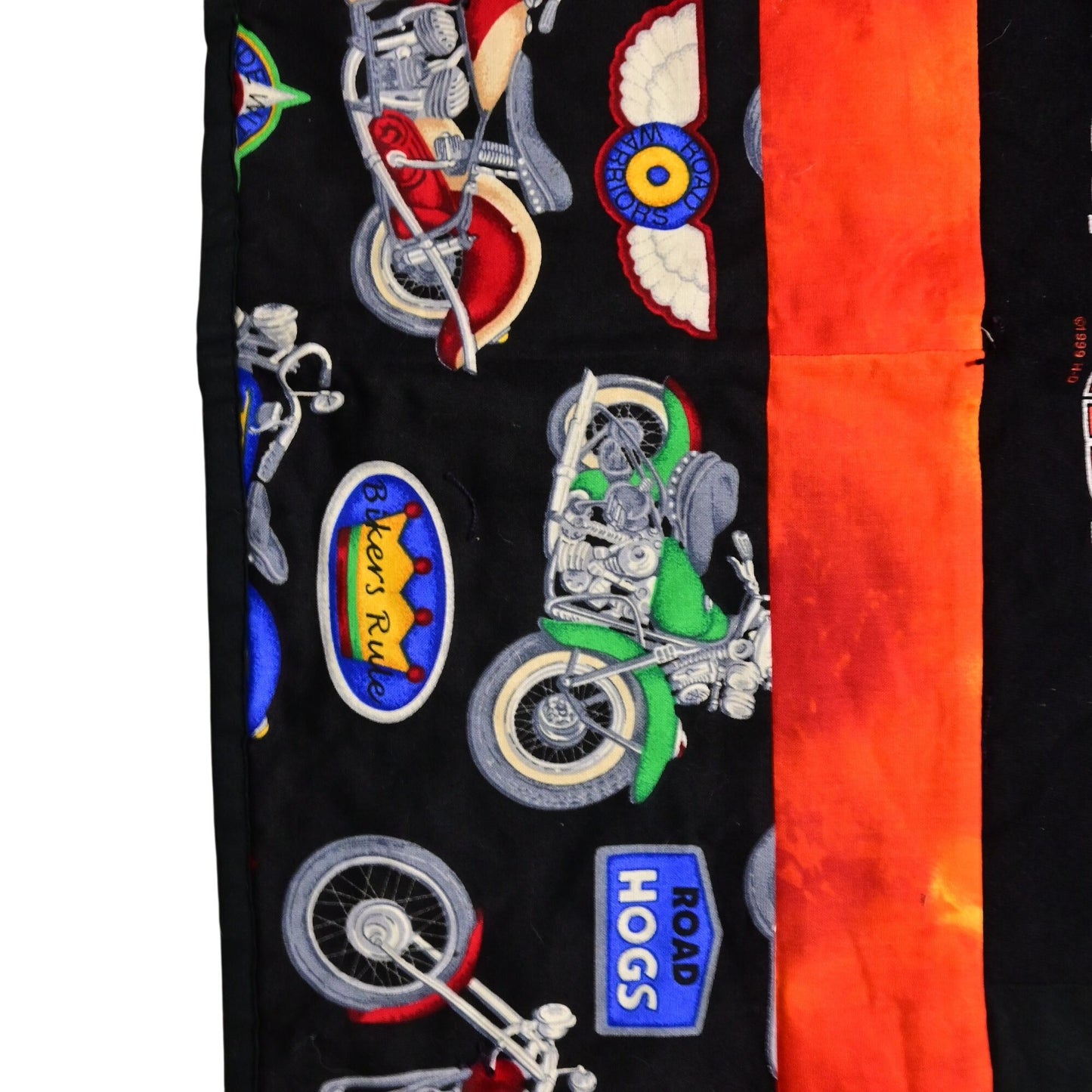 Hand Quilted Harley Davidson & Arizona Bike Week Tee Shirt Blanket 79x64 Vintage