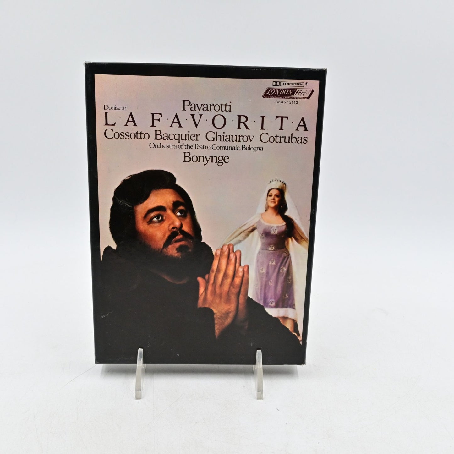 Donizeti La Favorita Pavarotti Cossotto Bonynge DECCA 6.42493 Stereo Cassette