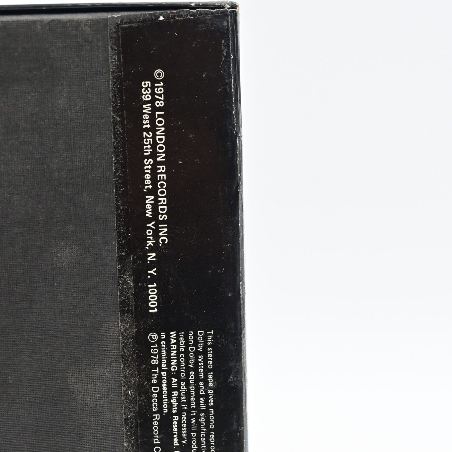 Donizeti La Favorita Pavarotti Cossotto Bonynge DECCA 6.42493 Stereo Cassette