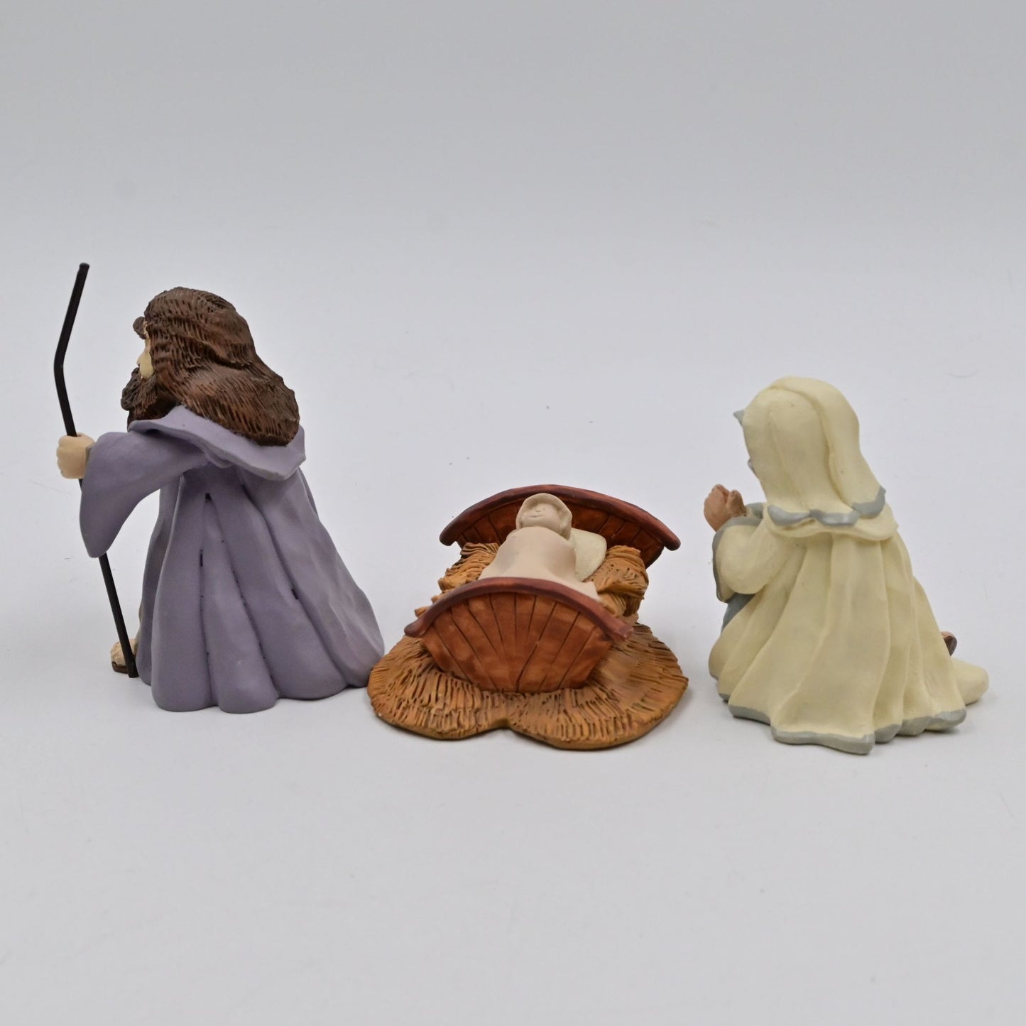 Vintage 1997 The Bethlehem Experience Mary, Joseph, & Jesus Nativity Figures