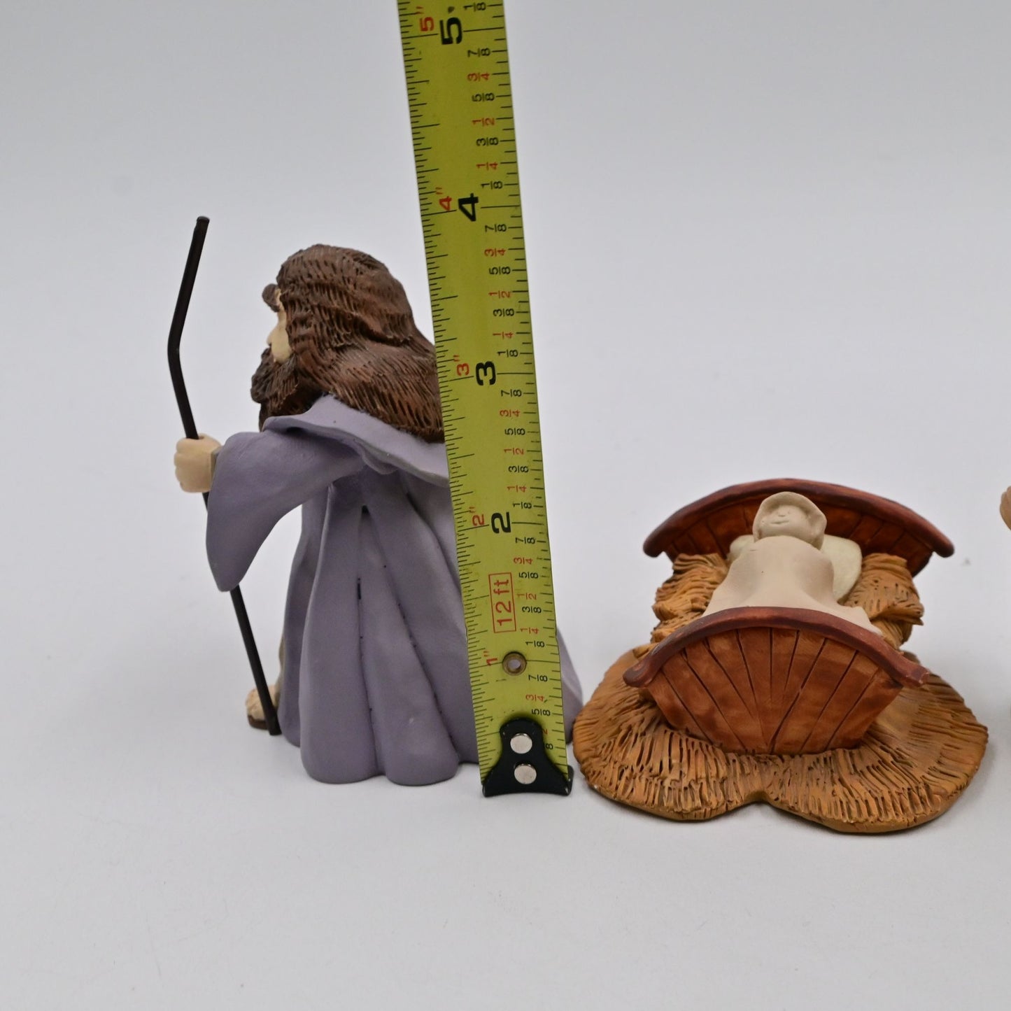 Vintage 1997 The Bethlehem Experience Mary, Joseph, & Jesus Nativity Figures