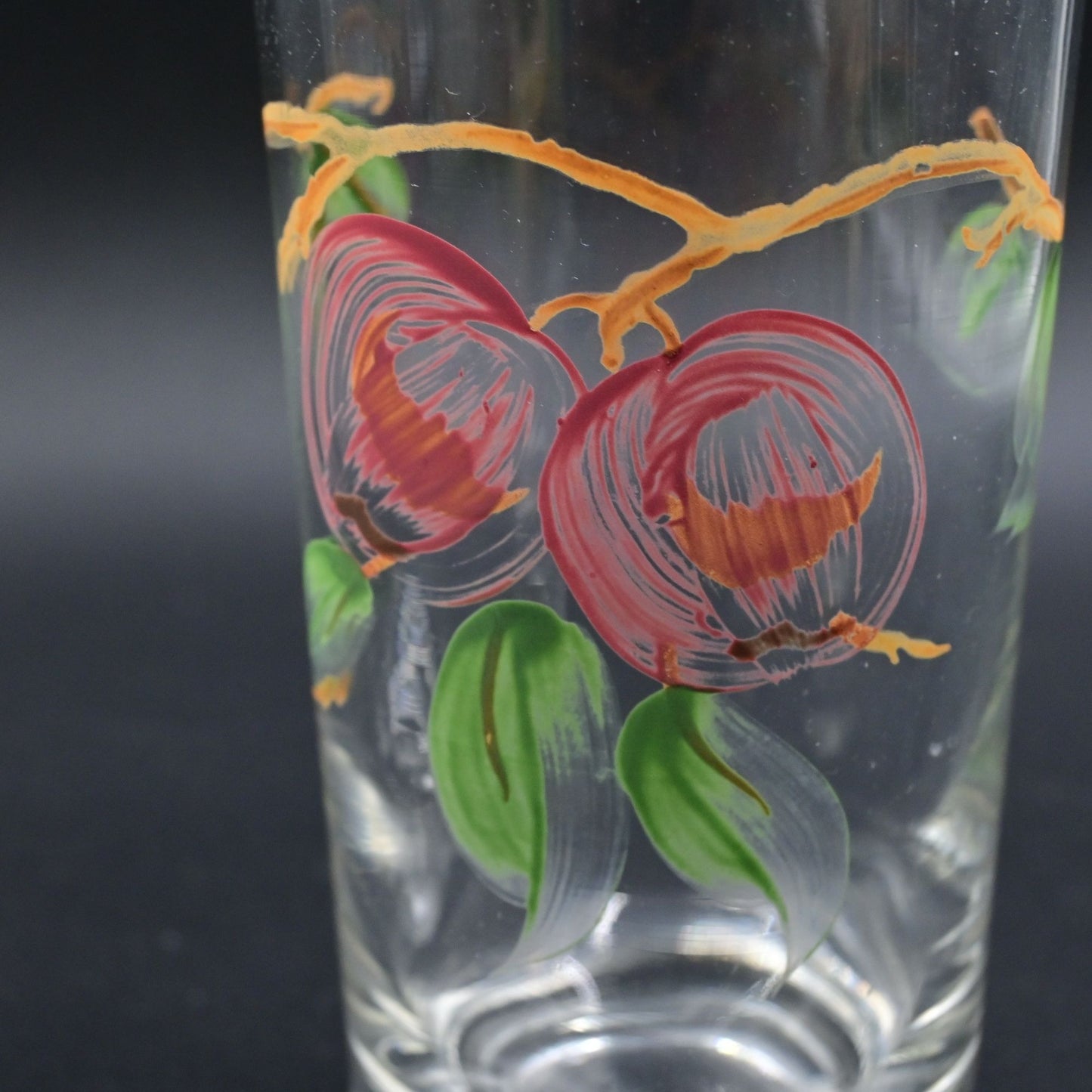 Franciscan Apple 15oz Flat Tumbler Vintage Glasses Set 3