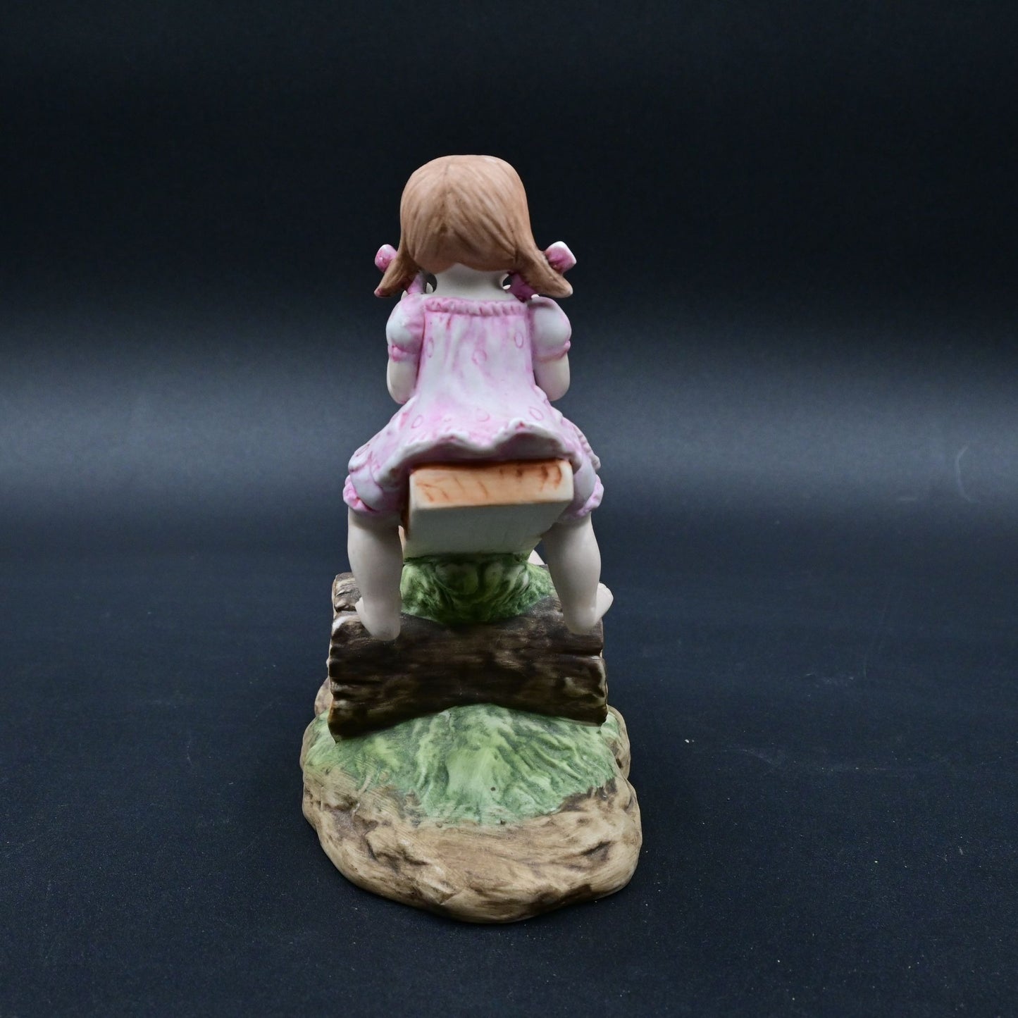 Lefton China KW4881 Boy & Girl On Seesaw Vintage Figure