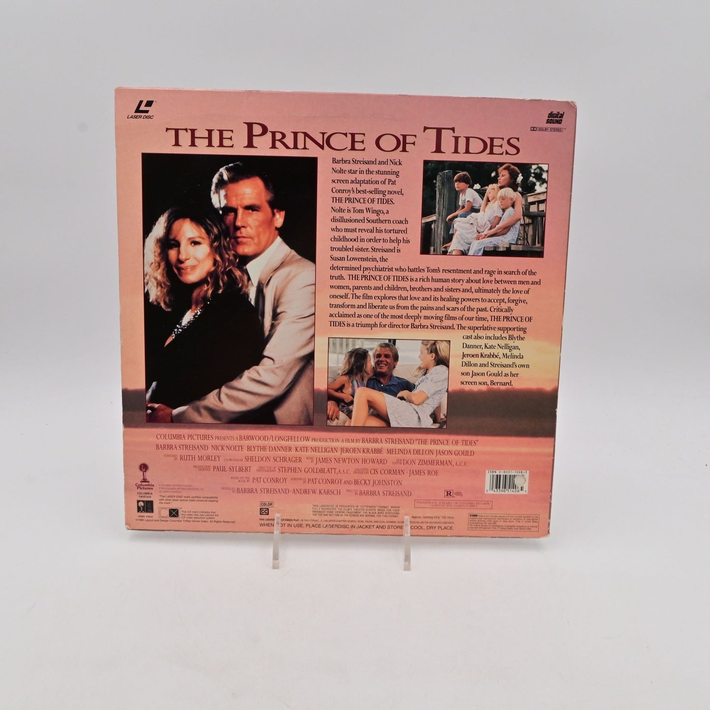 Vintage 1991 The Prince Of Tides Deluxe Widescreen Laserdisc