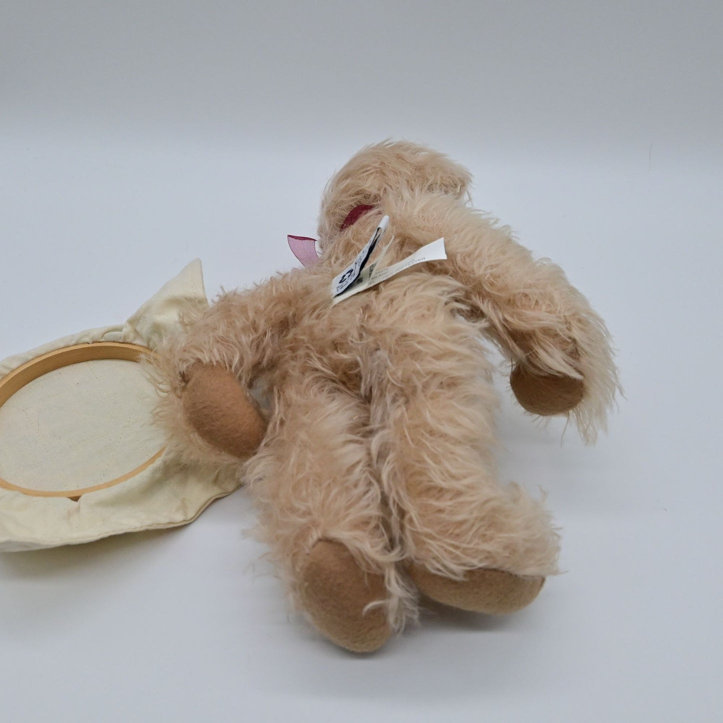 Vintage Knickerbocker Mohair Patchwork Quilting Bear
