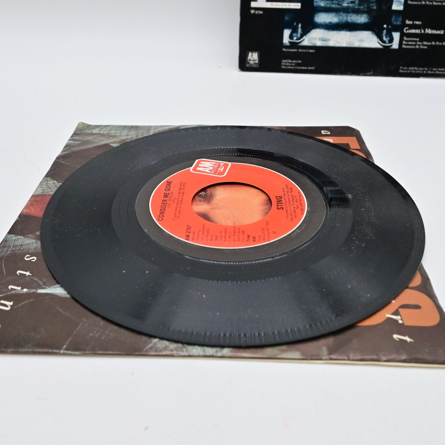 Sting Russians &amp; Fortress Around Your Heart 45 RPM Vinyl Record Bundle Of 2