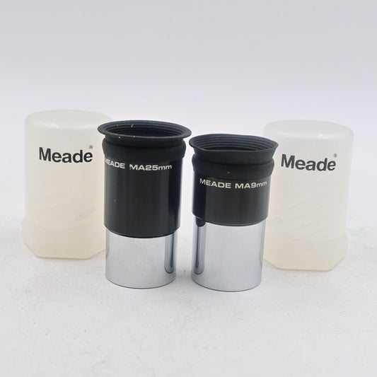 Meade Modified Achromatic Telescope Eyepieces MA25mm & MA9mm
