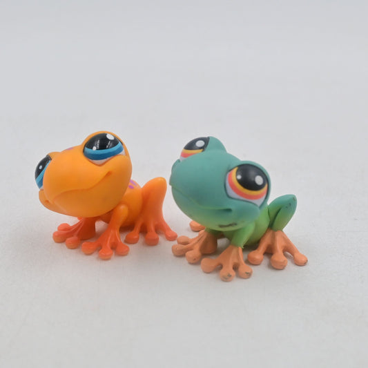 Littlest Pet Shop Frog #264  & #874 Bundle Of 2