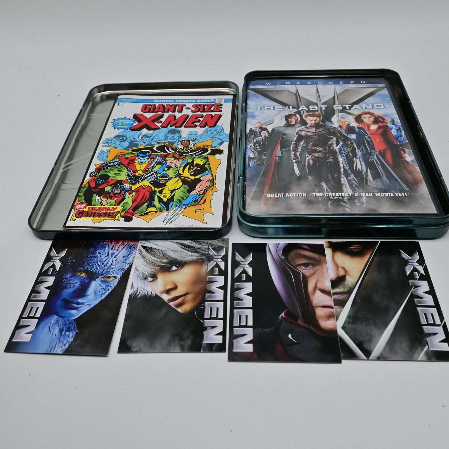 X-Men: The Last Stand DVD Collectors Edition Tin Case With Comic & Art Cards