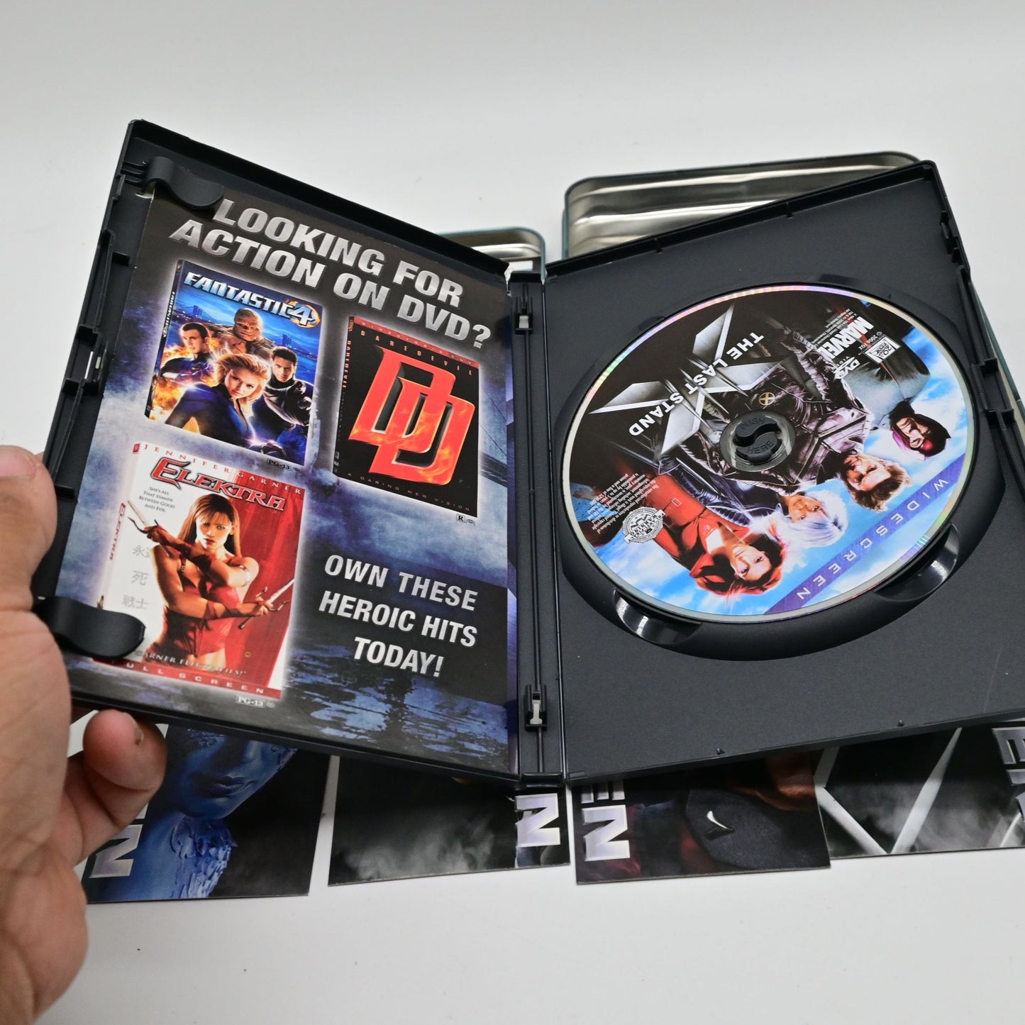 X-Men: The Last Stand DVD Collectors Edition Tin Case With Comic & Art Cards
