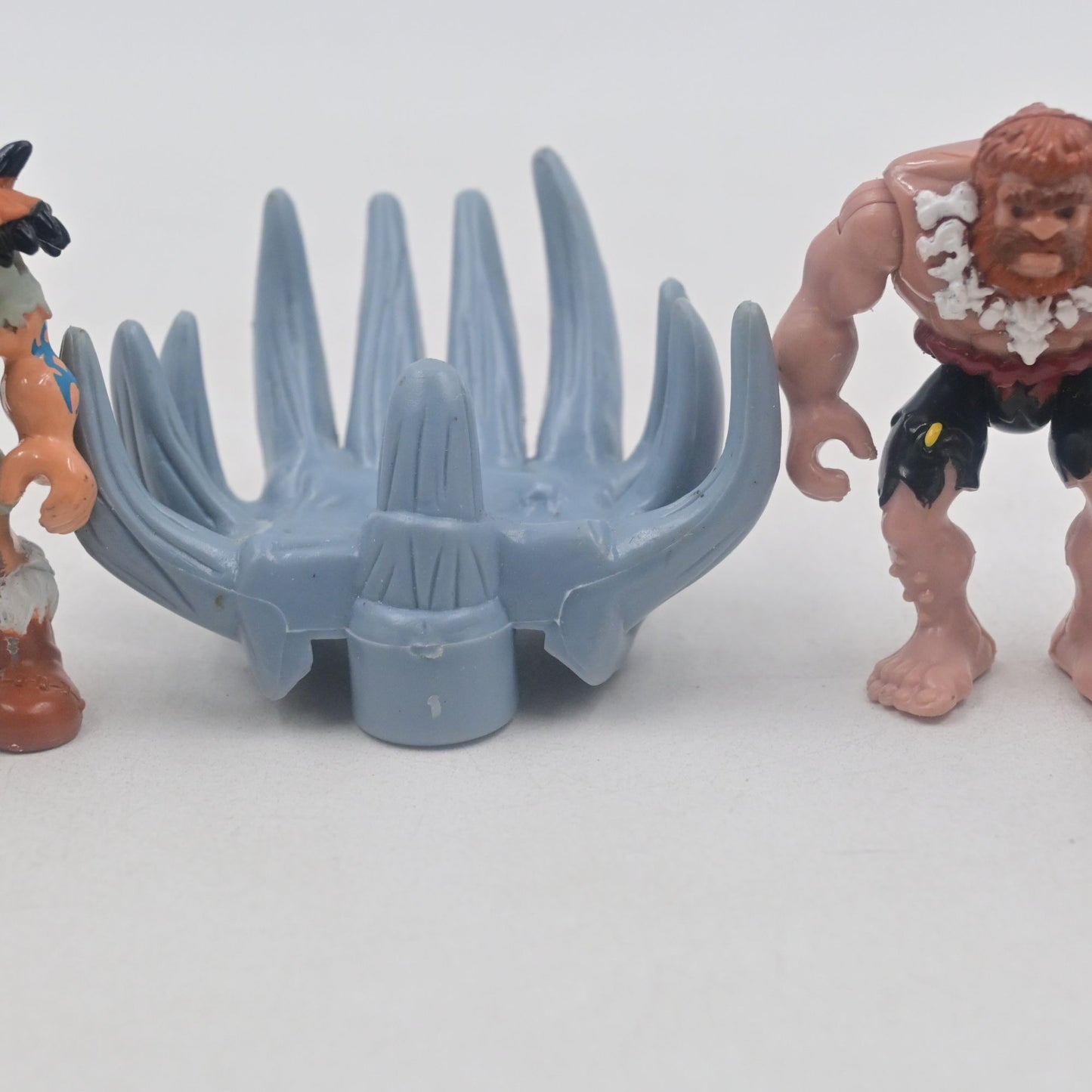 Fisher Price Imaginext Cave Men Figure Bundle Of 4 W/ Chair