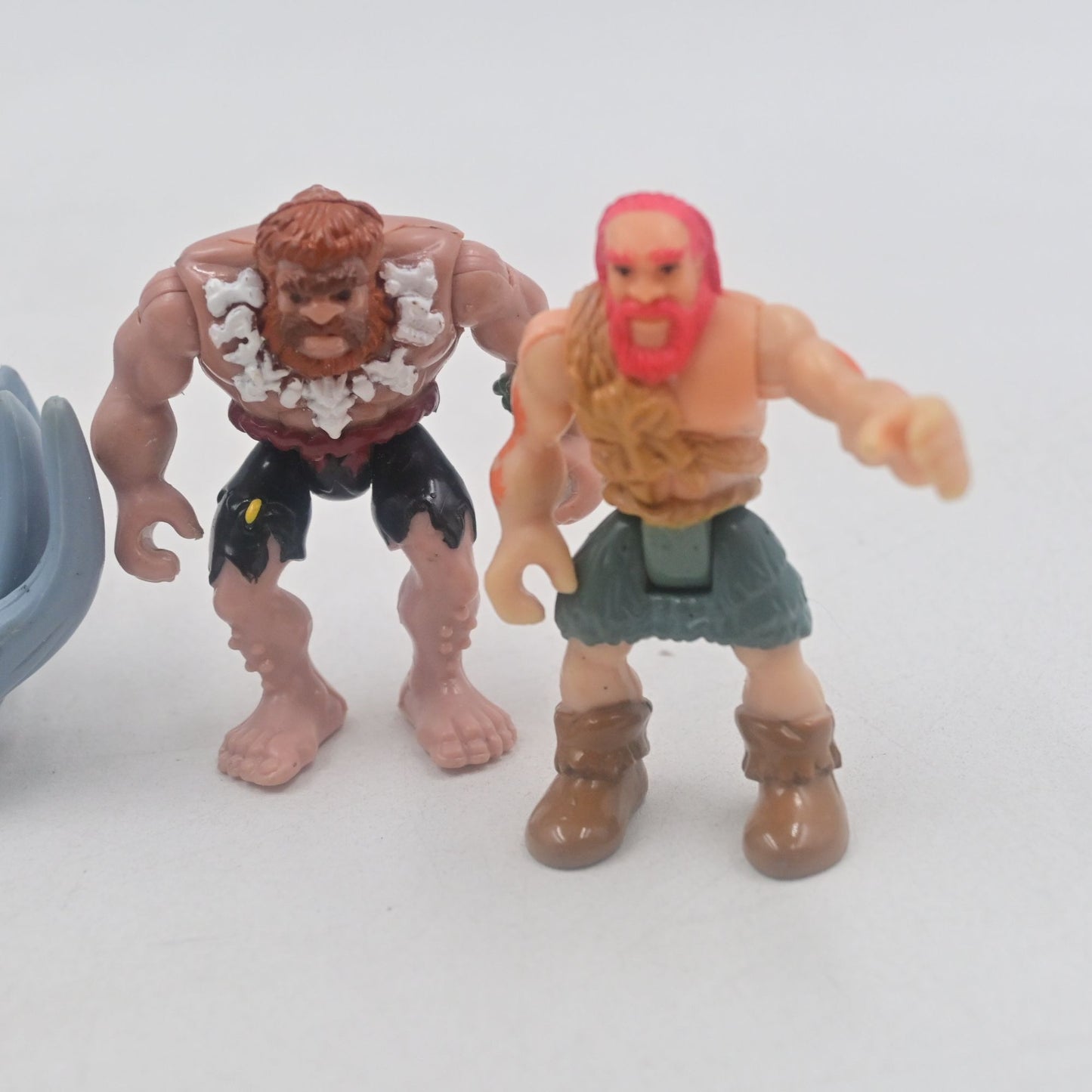Fisher Price Imaginext Cave Men Figure Bundle Of 4 W/ Chair
