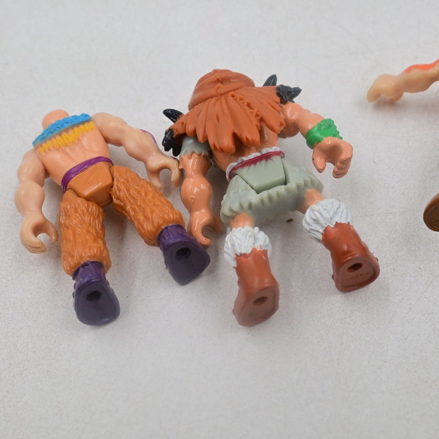 Fisher Price Imaginext Cave Men Figure Bundle Of 4 W/ Chair