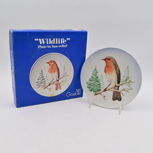 Vintage 1973 Goebel Wildlife Robin Collector Plate