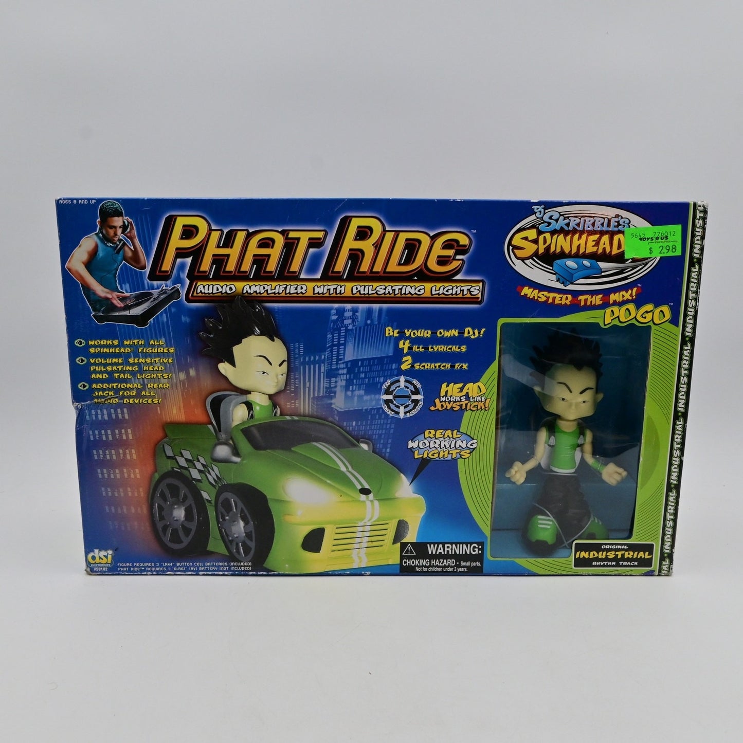 Vintage 2003 Phat Ride Dj Skribbles Spinheads Pogo