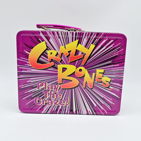 Crazy Bones Metal Tin Lunch Box Play The Craze Purple & Black
