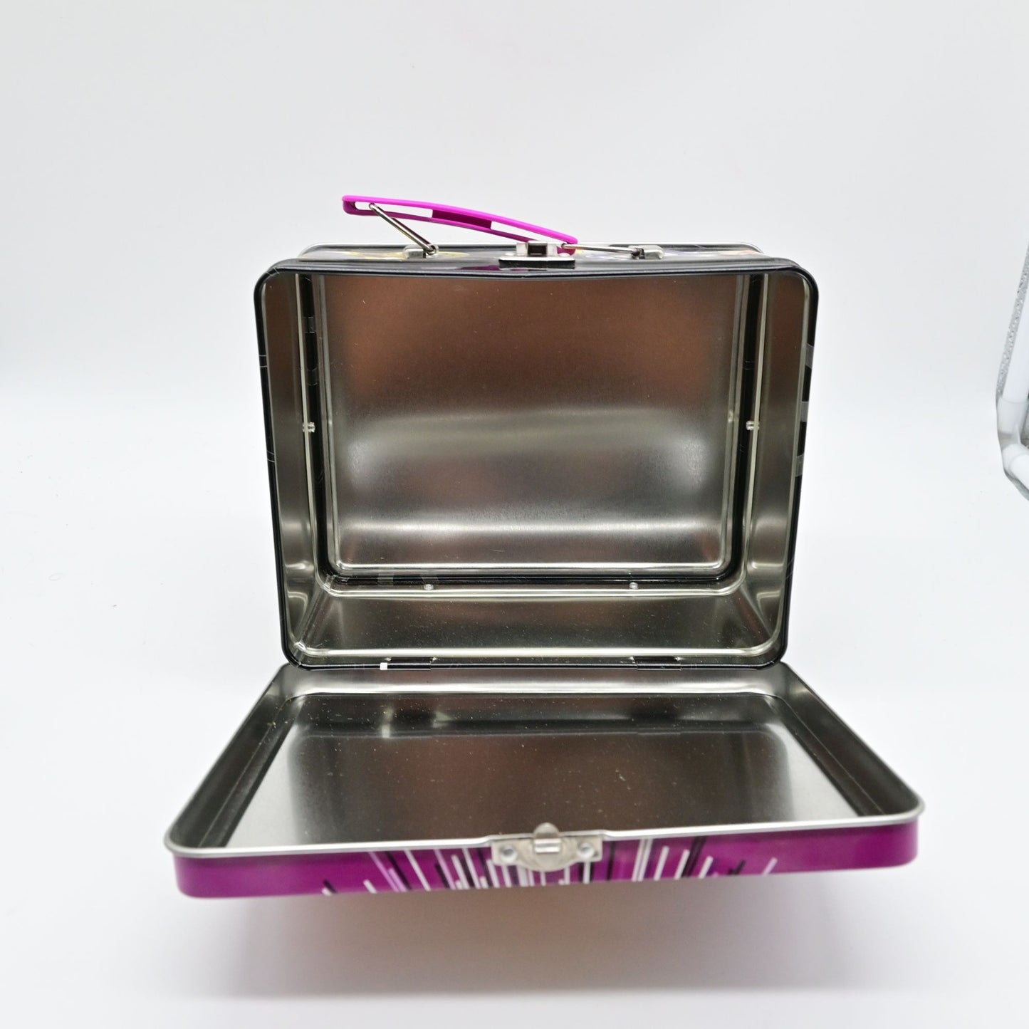 Crazy Bones Metal Tin Lunch Box Play The Craze Purple & Black