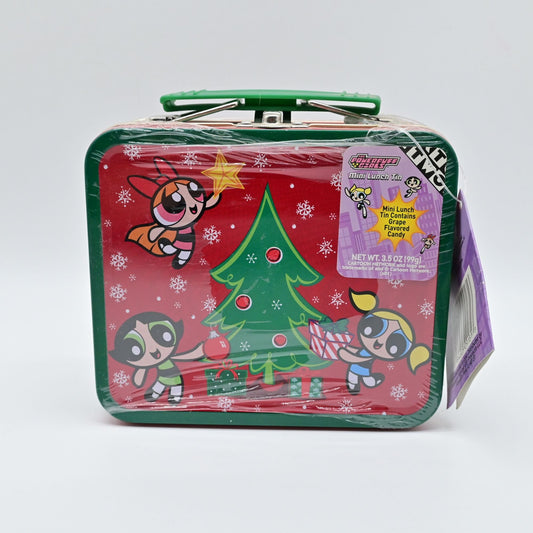 The Powerpuff Girls Holiday Mini Metal Lunch Box Candy Gift Set