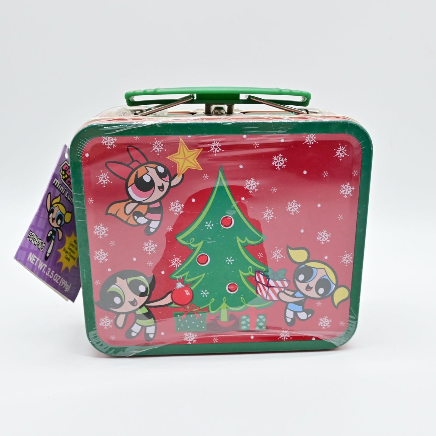 The Powerpuff Girls Holiday Mini Metal Lunch Box Candy Gift Set