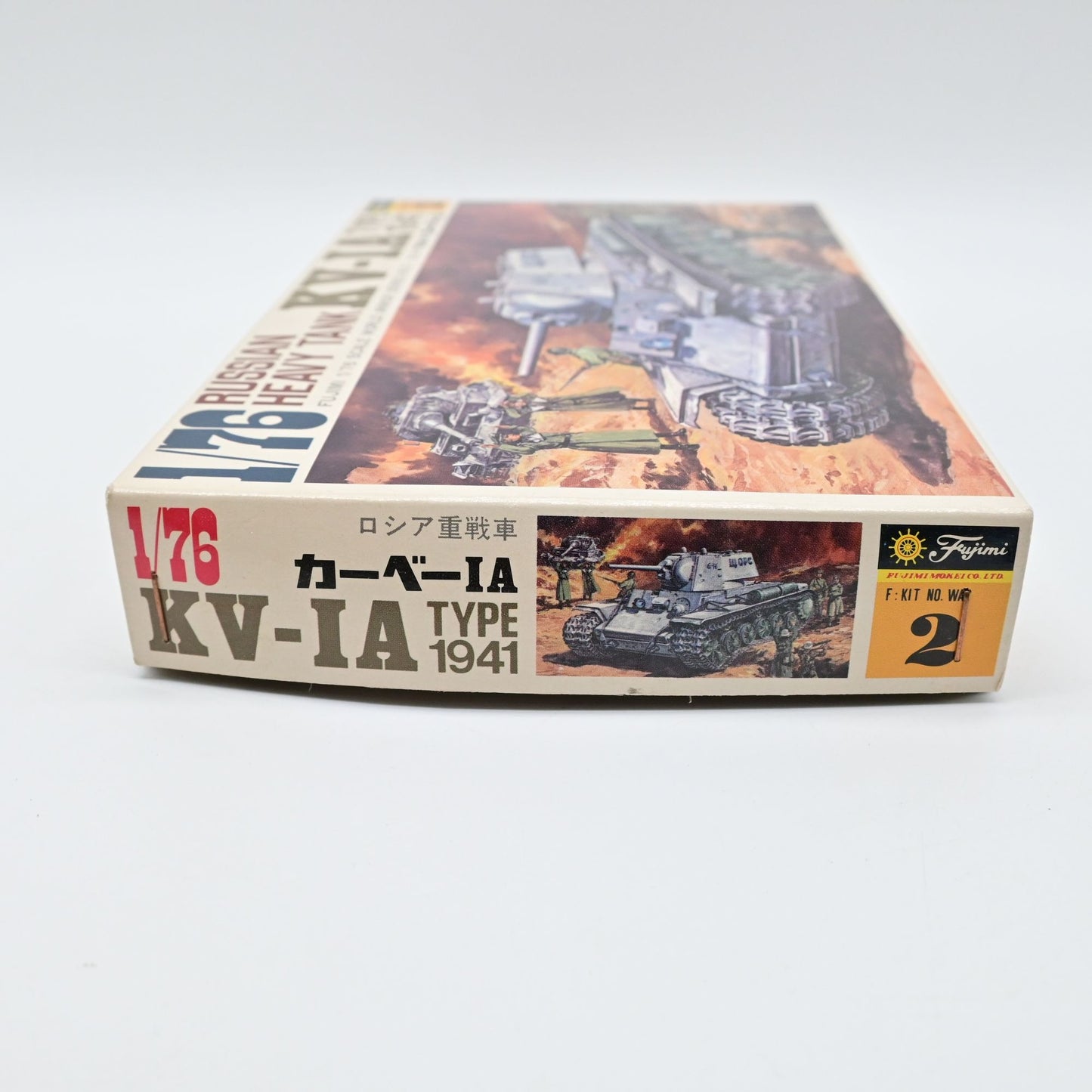 1/76 Russian Heavy Tank KV-1A Type 1941 Model Kit Fujimi World Armor Series No.2