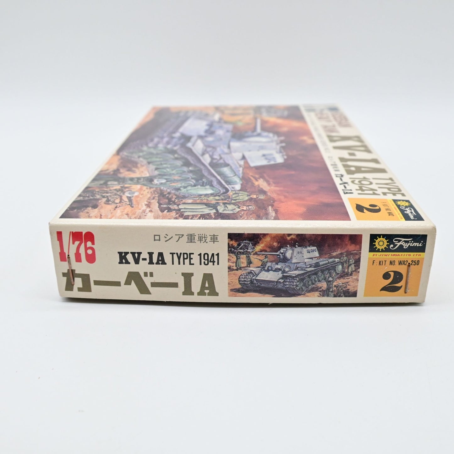 1/76 Russian Heavy Tank KV-1A Type 1941 Model Kit Fujimi World Armor Series No.2