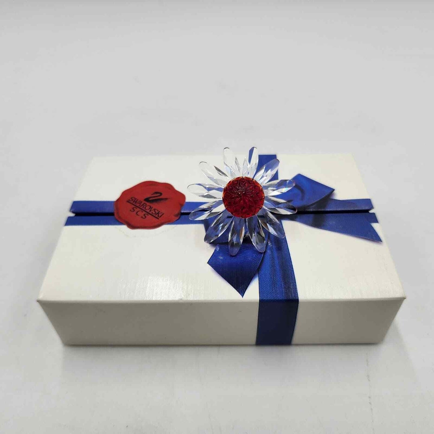 Swarovski Crystal Red Daisy Cake Topper - Vintage 2001