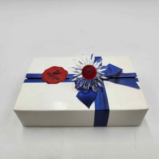 Swarovski Crystal Red Daisy Cake Topper - Vintage 2001