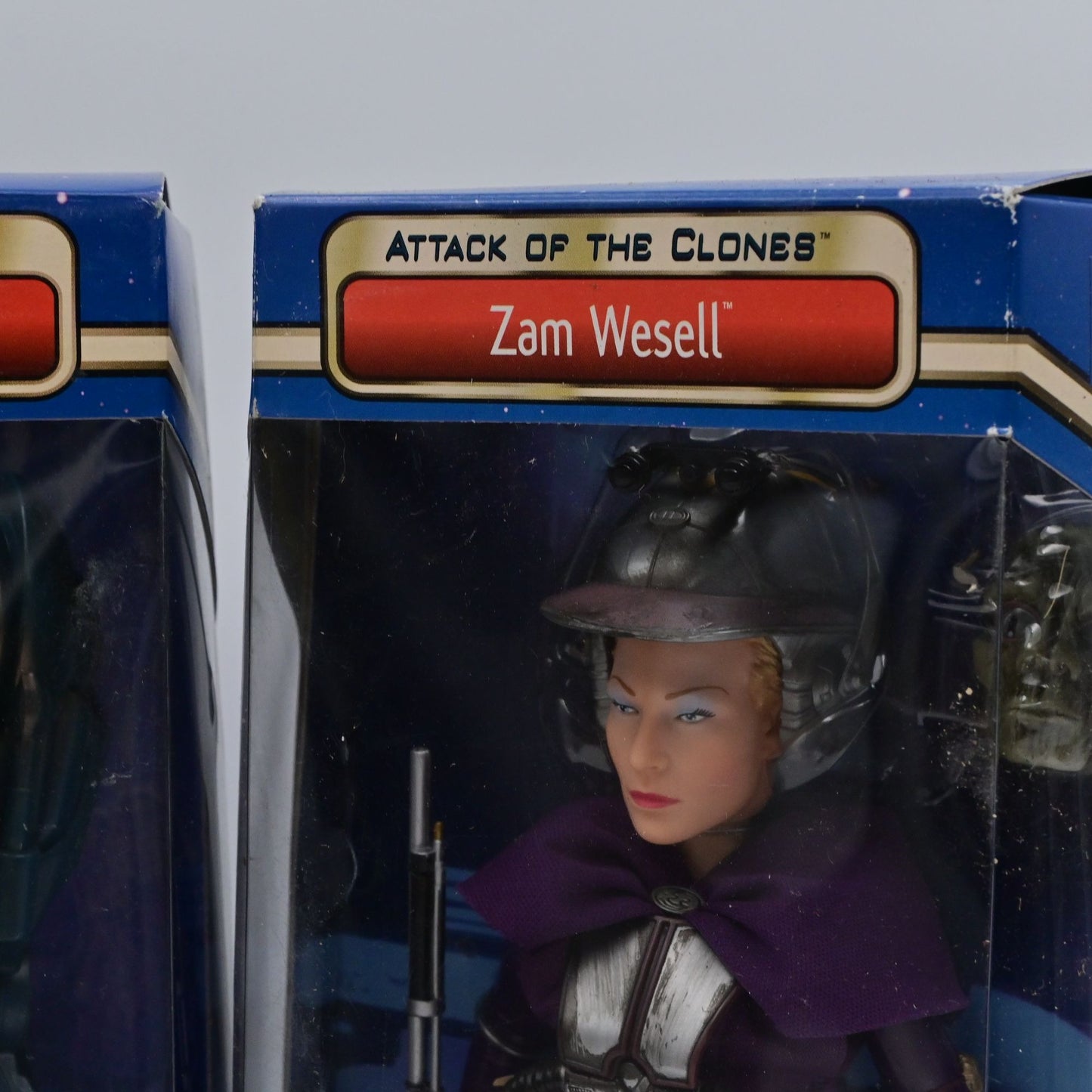 Star Wars Attack Of The Clones Super Battle Droid & Zam Wesell Action Figures