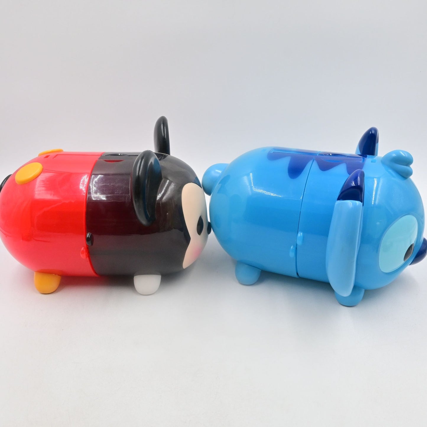 Disney Stitch & Mickey Mouse Tsum Tsum Stack N Display Carry Case Bundle
