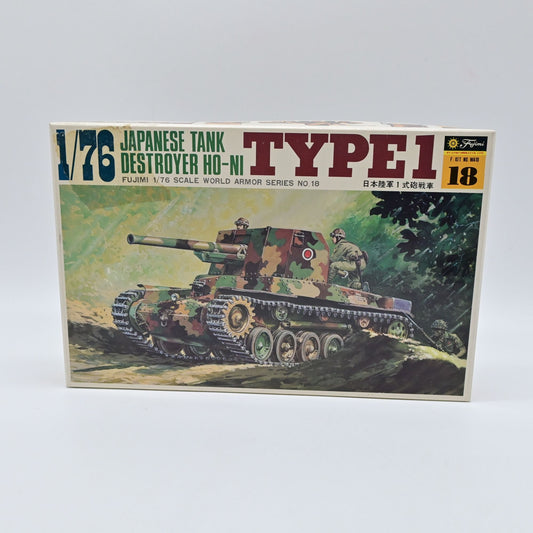 Vintage Fujimi Japanese Medium Tank Chi-ha Type 97 Model Kit# 18 New Open Box