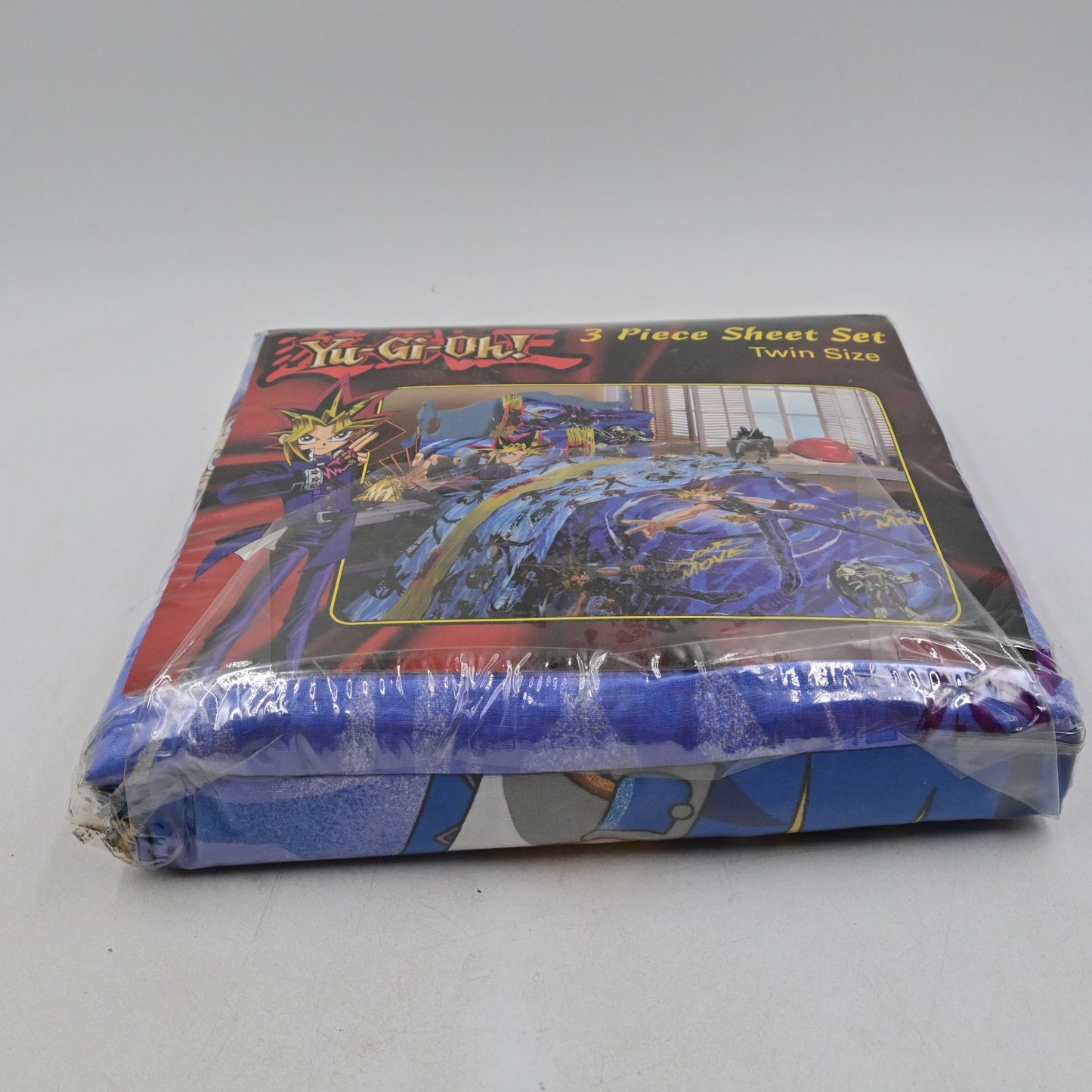 Yugioh Twin Size 3 Piece Sheet Set Vintage 1996 New Sealed