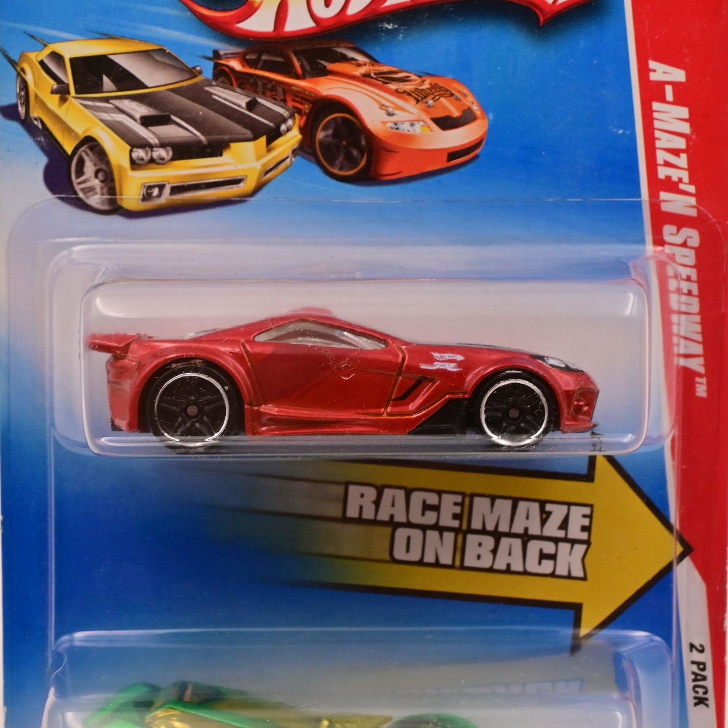 Hot Wheels A-Maze N Speedway 2-Pack Scorcher & Sinstra Die-Cast Cars