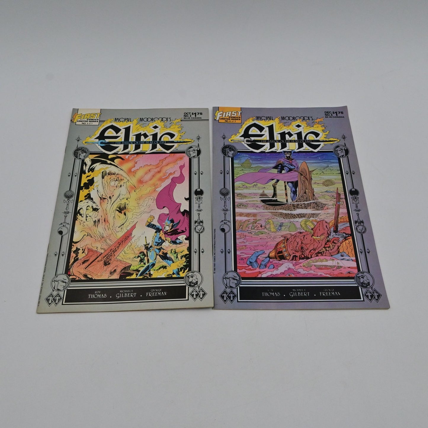 Vintage 1980s Elric Sailor On The Seas Of Fait Comic Set Issues #1-6 First Comics