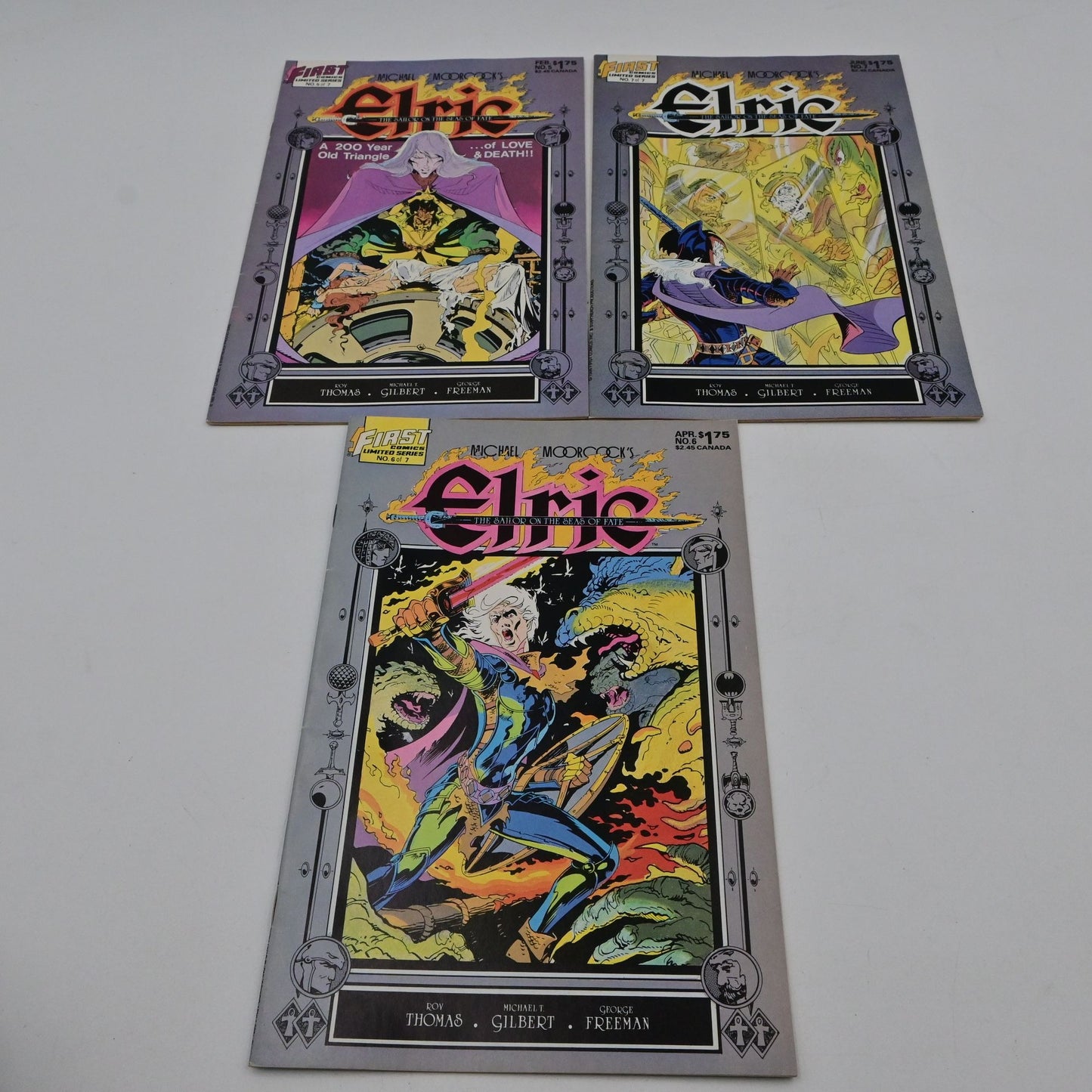 Vintage 1980s Elric Sailor On The Seas Of Fait Comic Set Issues #1-6 First Comics