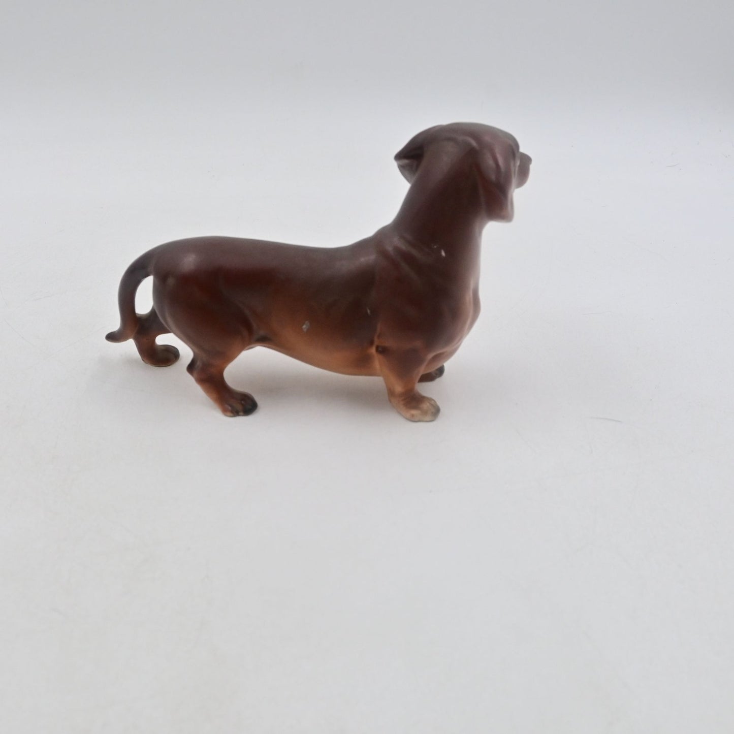 Dachshund Hot Dog Puppy Dog Ceramic Figure - Damaged