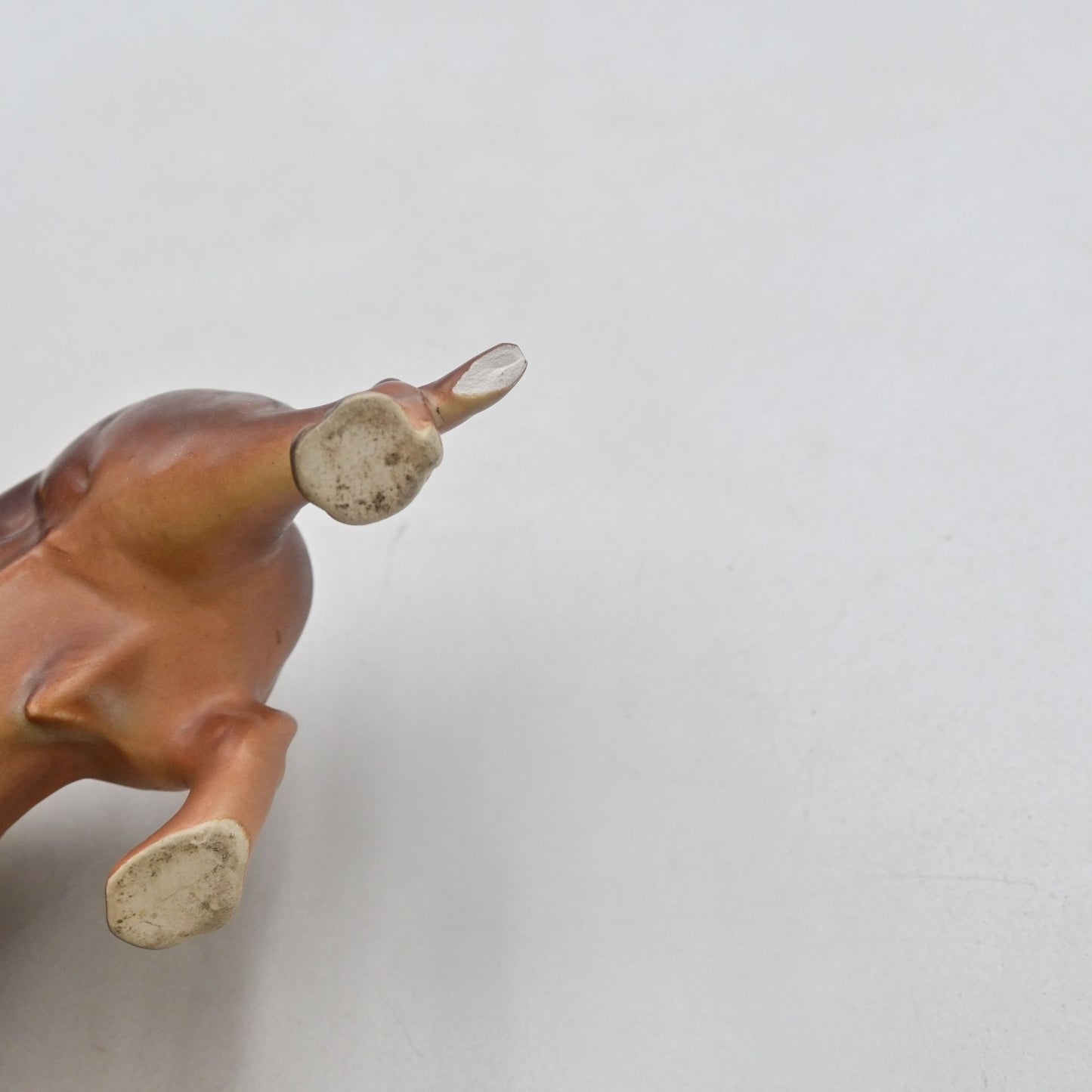 Dachshund Hot Dog Puppy Dog Ceramic Figure - Damaged