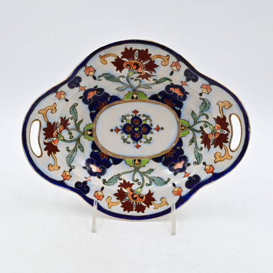 Noritake Floral Pattern Decorative Dish 10"x8.5" Vintage