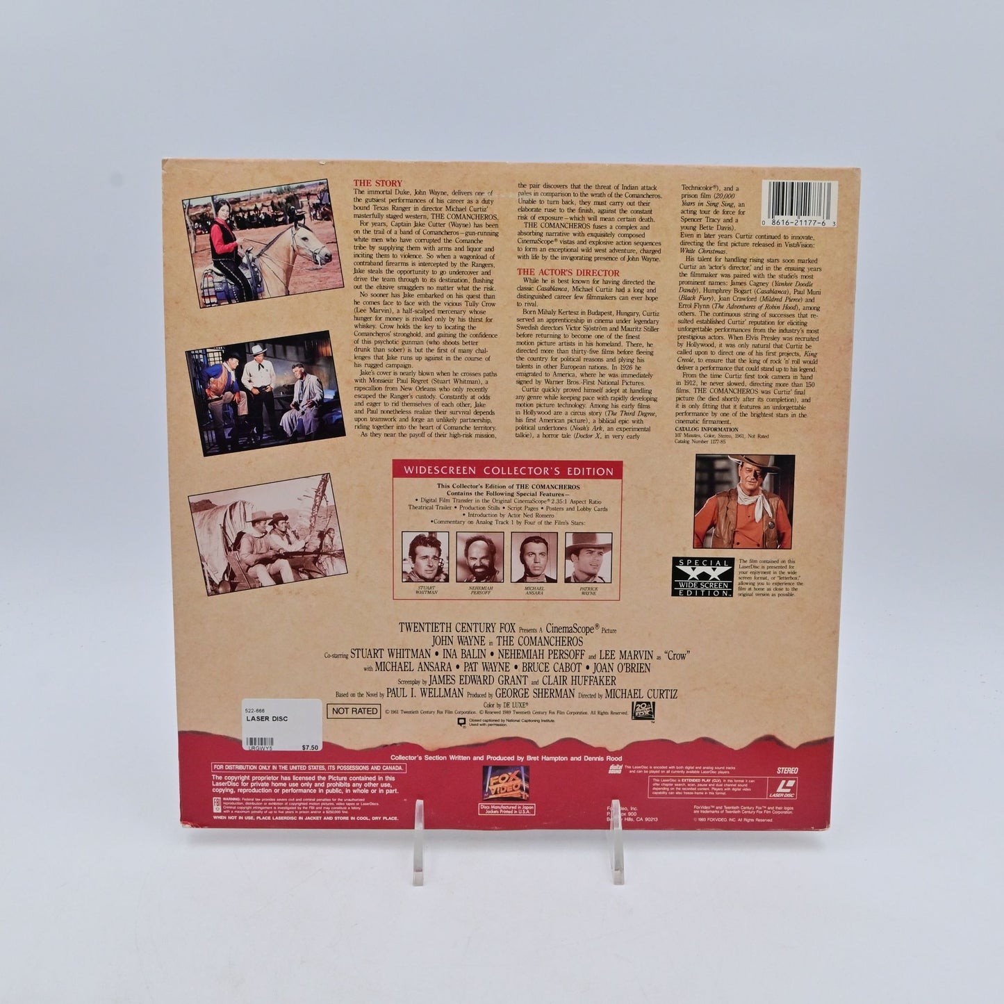 John Wayne The Comancheros LaserDisc Widescreen Collectors Edition