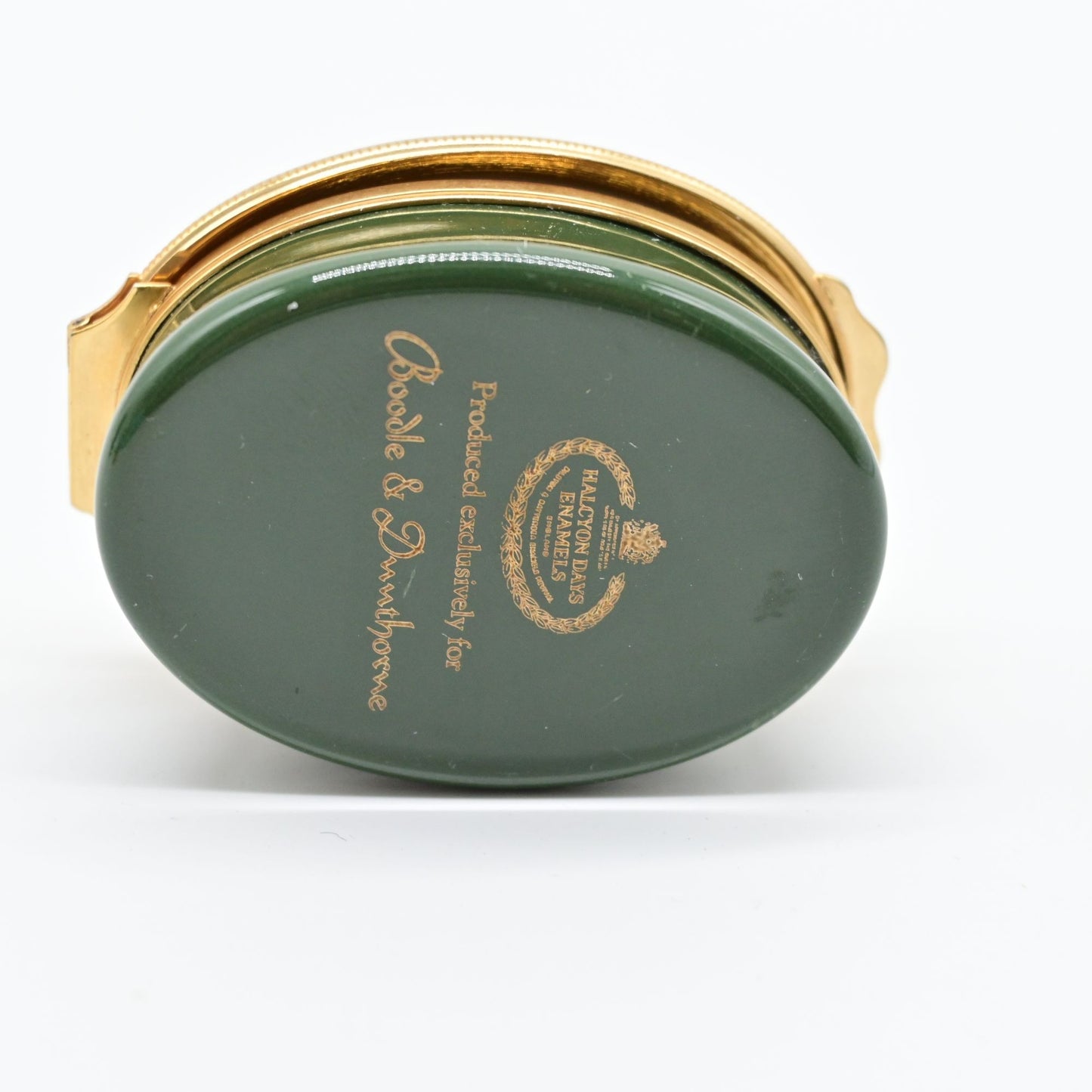 Halcyon Days The Clock Tower Miniature Trinket Box - Vintage