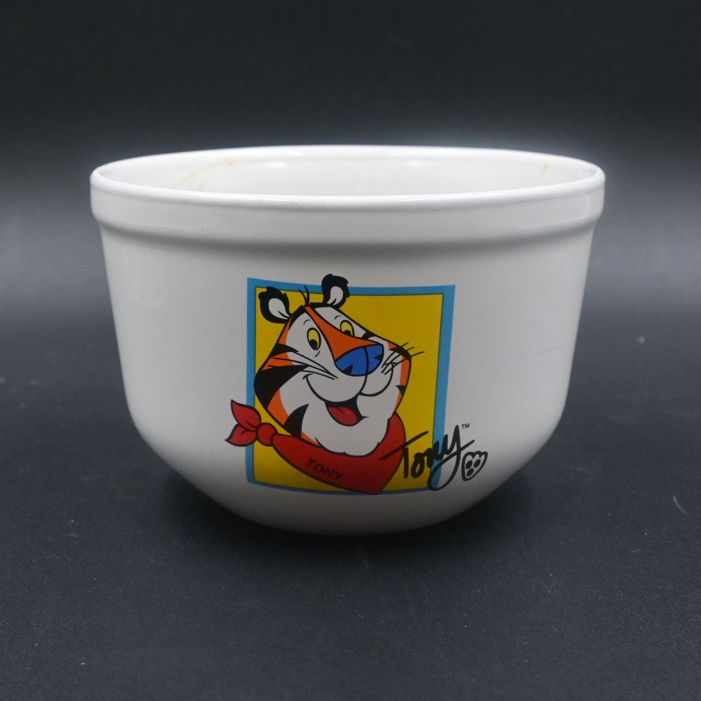 Kellogg's Frosted Flakes Tony the Tiger Cereal Bowl 24 Oz Vintage 2001