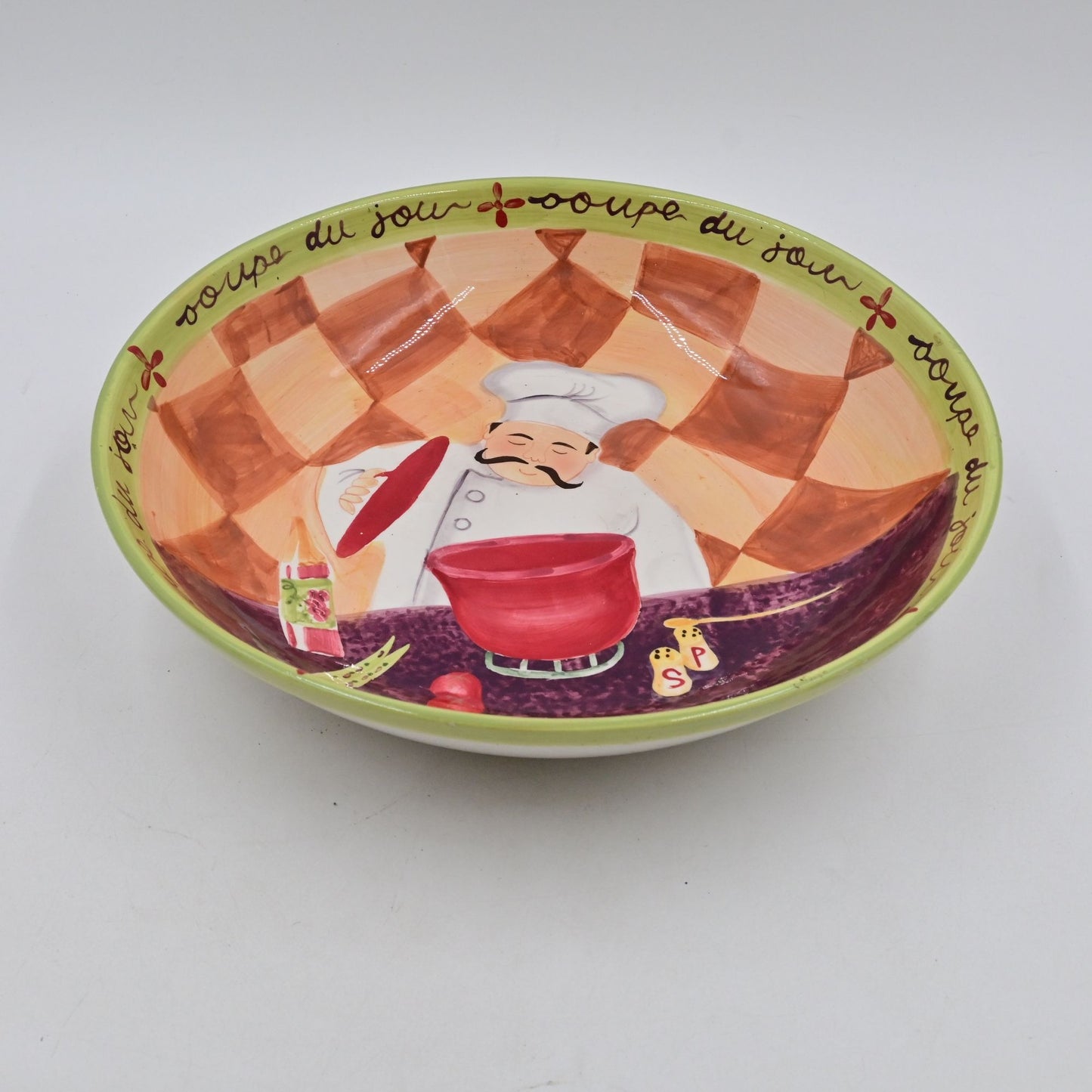 Certified International Chef Large Serving Bowl Jennifer Brinley 13"