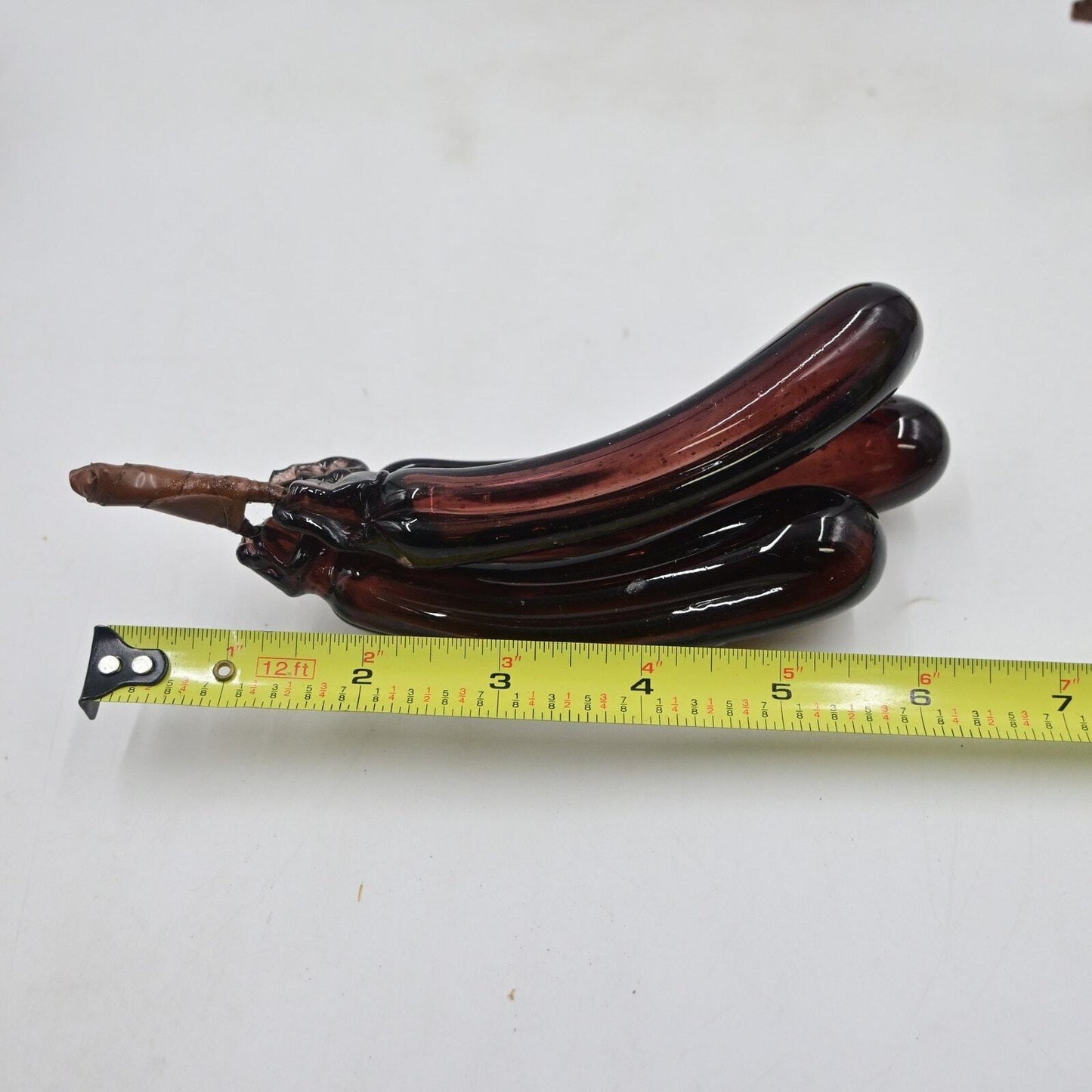 Mid Century Modern Blown Glass Fruit Bananas Bundle Of 3