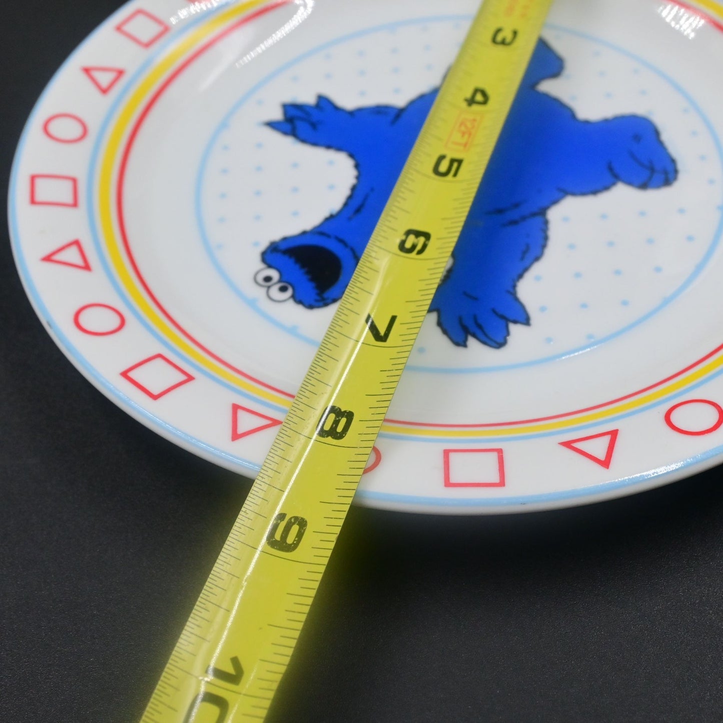 Sesame Street Big Bird & Cookie Monster Plate Bundle Of 2