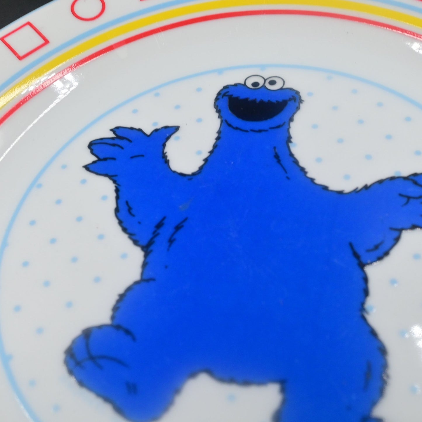 Sesame Street Big Bird & Cookie Monster Plate Bundle Of 2
