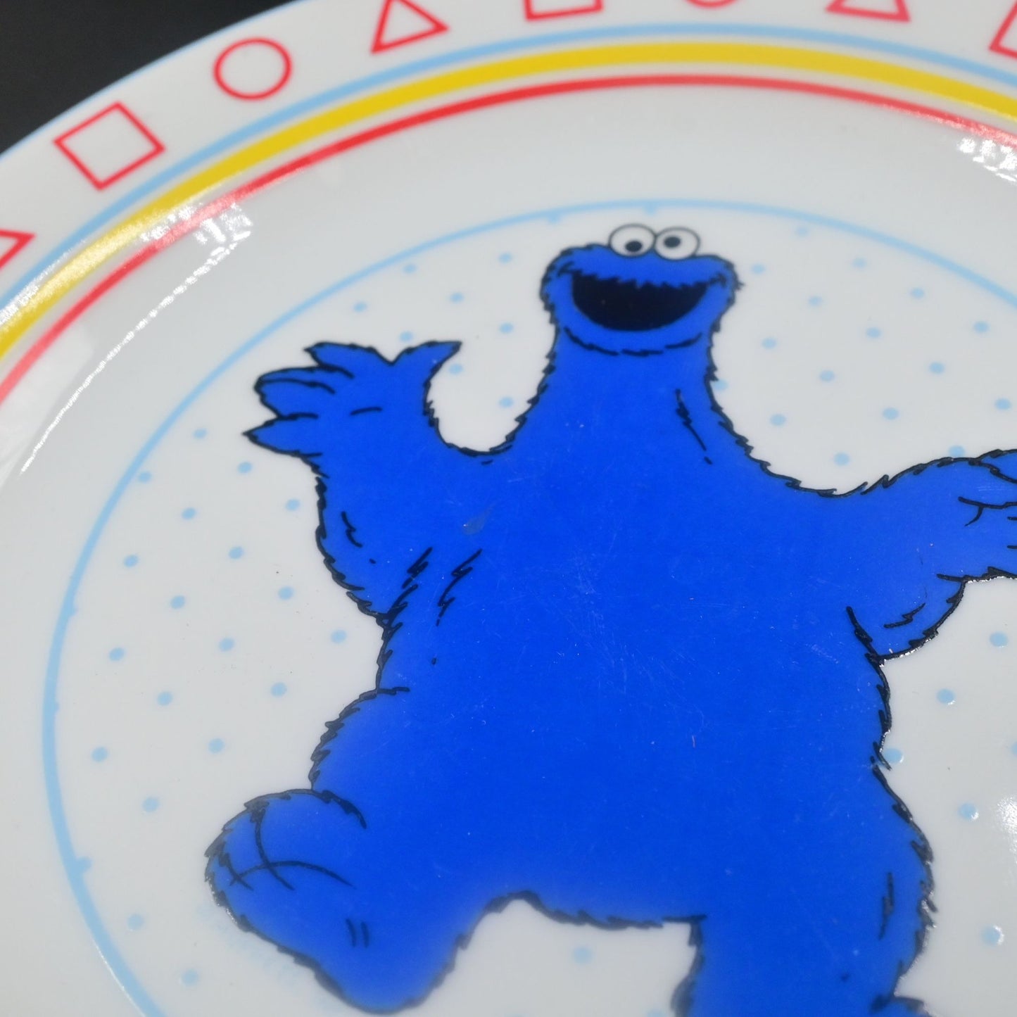 Sesame Street Big Bird & Cookie Monster Plate Bundle Of 2