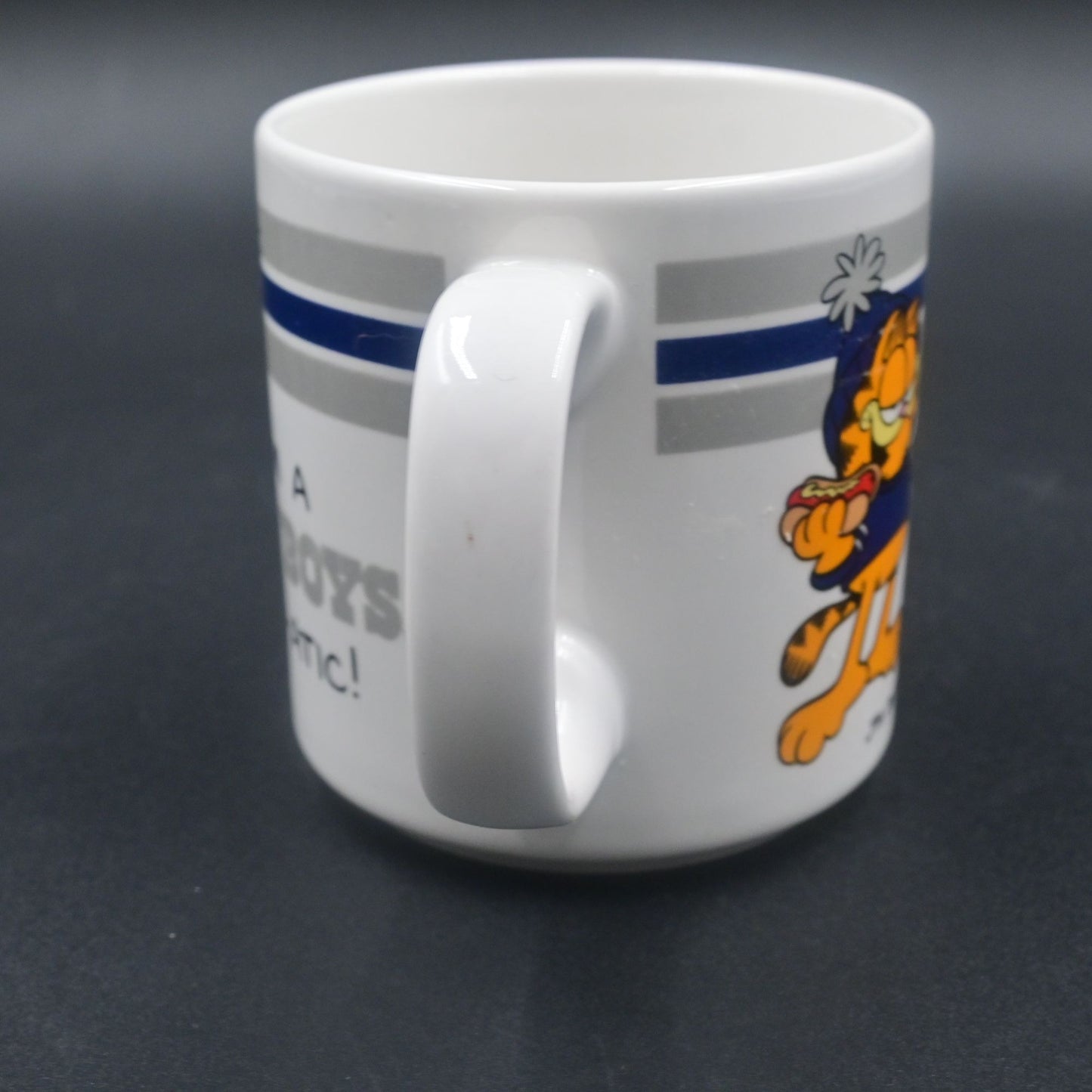 Jim Davis Garfield I am a Cowboys Fan-Atic 8oz Mug Officially Licensed NFL 1978