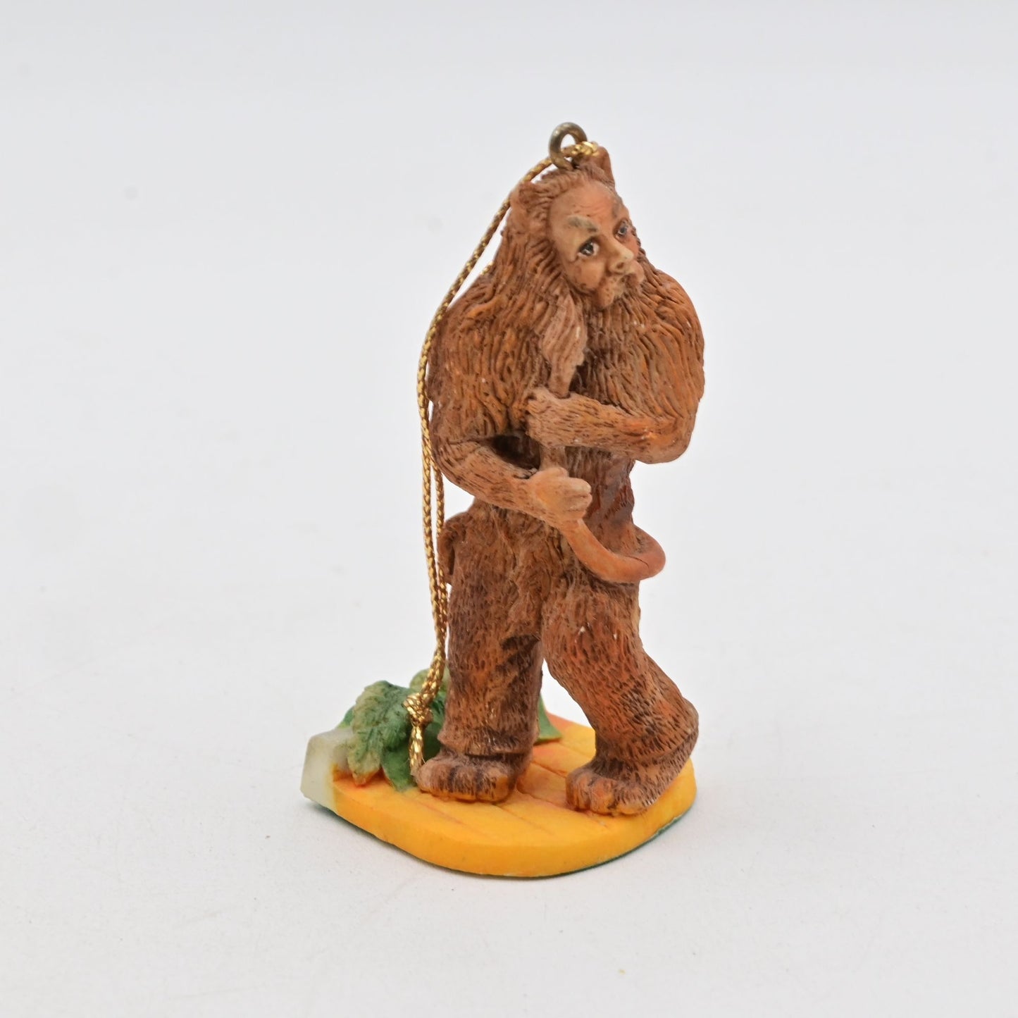 1989 Wizard Of Oz Cowardly Lion Ornament By Dave Grossman With Original Box
